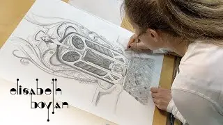 &Eacute;tude en Art Nouveau Architecture Drawing Session