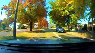 4k Gopro 7 Black Beautiful Australian Town Bright Victoria Autumn 2019 Drive Through