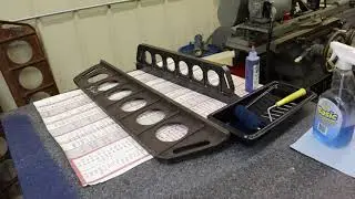 Repairing a cast iron straight edge