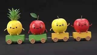 Baby Party Sensory - Dancce Fruit Sensory Party Smoothie  Animation Happy Holidays Kids🍉🥕 🍌