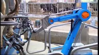Intelligent Technology Smart Farming Automatic Cow Udder Iodine spray machine, Feeding, Cleaning