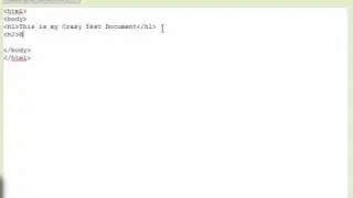 Basic HTML 1.2 - HTML Tags