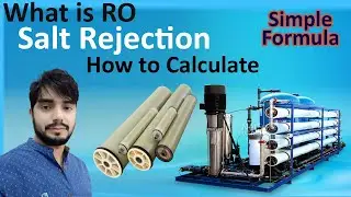 RO salt rejection calculation| what is salt rejection ro plant