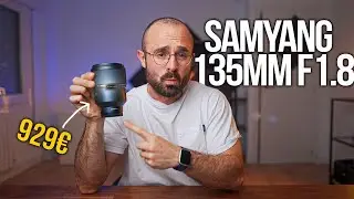 El objetivo MÁS NÍTIDO para cámaras sony alpha SIN ARRUINARTE 🔥 SAMYANG 135mm f1.8