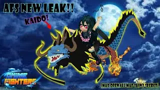 AFS New Update LEAK [ KAIDO ]!!? Max Open All Map SHINY SECRET!! New Code!! Anime Fighters Simulator