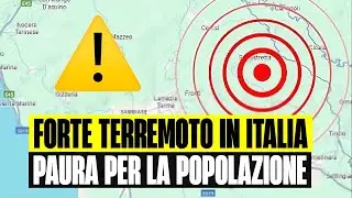 TERREMOTO FORTE SCOSSA IN ITALIA: EVACUATE SCUOLE E UFFICI. PAURA PER LA POPOLAZIONE