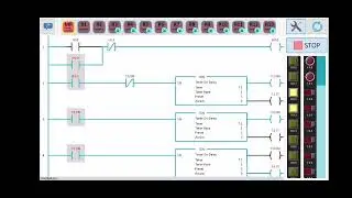 PLC Ladder Simulator 2---Led Lights