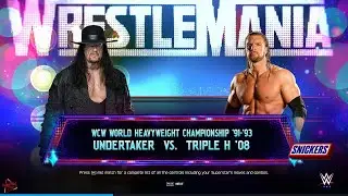 TRIPLE H VS. THE UNDERTAKER: THE ICONIC WRESTLEMANIA REMATCH! 💀👑🔥