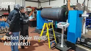 From Sparks to Perfection: Robotic Arc Welding for Industrial Boilers | Aixsen