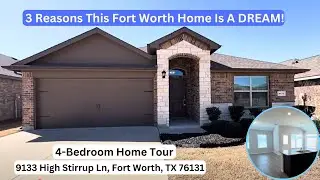 3 Reasons 9133 High Stirrup LN In Fort Worth Is A DREAM Location, TX 76131 | 4-Bedroom Home Tour