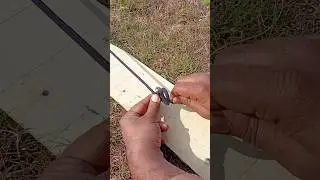 Rope👍👍 Tying Hack for Heavy Duty Tasks👍👍#nail knot #ropeknot #outdoors #hooknsling #backyardigans