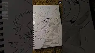 drawing [ itadori yuji ]✨👀day14/90 DAY'S ANIME DRAWING CHALANGE✨👍#drawing#yujiitadori #jujutsukaisen
