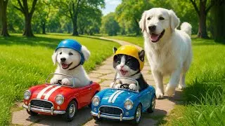 Puppy Works Help Mama Dog and Gets a Surprise Toy Car Calm & Heartwarming Story 🐾 🐶🏎️✨