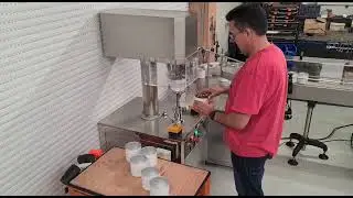 Halfautomatiche felsmachine/sluitmachine van Dutchpacks type MEM SAS- V1