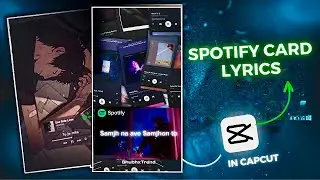 Trending Spotify Card Lyrics editing | 2023 CapCut Tutorial
