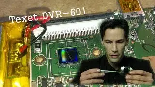видеоРегистратор Texet DVR-601FHD \ глЮчит маТрица, прогревание с флюсом
