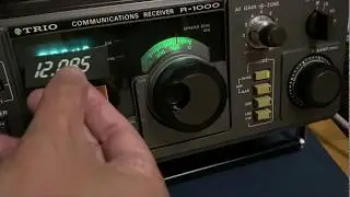 モンゴルの声 📡 VOICE OF MONGOLIA-12085kHz / 2800km / KENWOOD (TRIO) R-1000