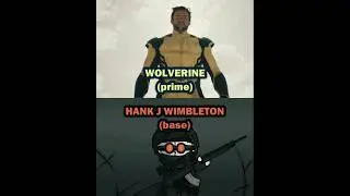 Wolverine vs Hank J Wimbleton
