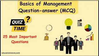 Important Question-answer on basics of Management #management #mcq