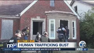 Human sex trafficking bust