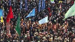 Tens of thousands protest at anti-government rally in Seoul