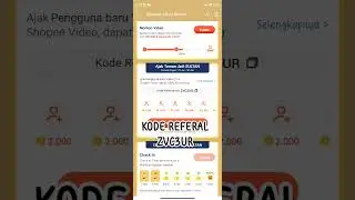 Kode referal shopee video