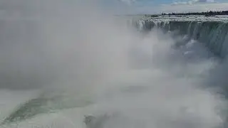 Niagara Falls Partially Frozen (Winter 2025). Ontario, Canada.