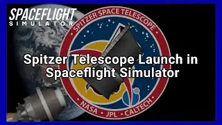 Launch of the Spitzer Telescope in Spaceflight Simulator