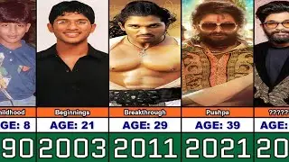 Allu Arjun Transformation From 3 to 44 Year Old