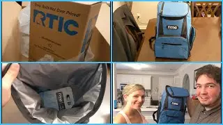 RTIC 15 Can Day Cooler Backpack With RTIC Ice Packs!