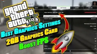 GTA V Best Settings For 2GB Graphics Card With Complete Detail || GTA 5 Low End PC Best Settings✔