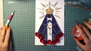 Quadro Nossa Senhora Quilling | Fabinarte