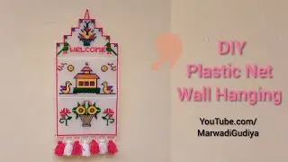 Plastic Net Wall Hanging DIY