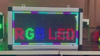 LED Text Scrolling Display Multi-Color WFI 27
