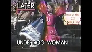 Underdog Woman's First Appearance on The Howard Stern Channel 9 Show (1991)