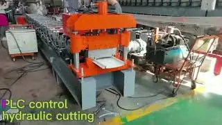 Special New Type Roofing Color Steel Sheet Self Lock Standing Seam Roll Forming machine.