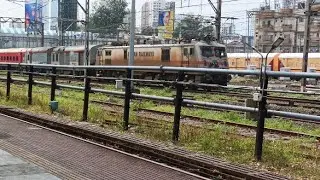22159 Mumbai - Chennai SF Express Departure from Dadar