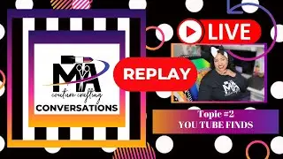 Crafty YouTube Reviews | Live Replay| Couture Crafting Conversations
