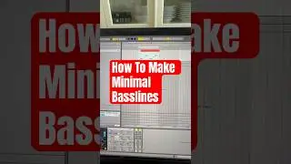 How To Make Minimal Basslines #tipsandtricks #ableton #musicproduction