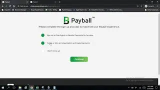 Payball Organization Setup
