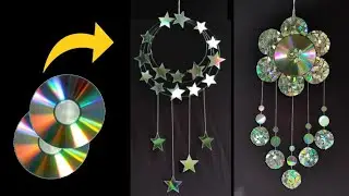 2 Home Decorations Ideas By Old CD | Weast CD Tutorial Home decor Ideas | CD Wall Hanging Artideas