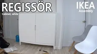How to Assemble - IKEA REGISS&Ouml;R 레기쇠르 수납장, 화이트 조립 - 3배속영상