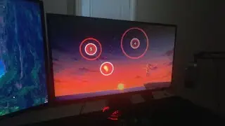 POV: playing osu during sunset