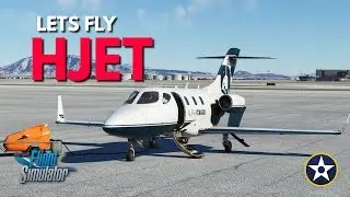 Flying the AlphaTauri HJet from LA to Vegas for the Las Vegas Grand Prix - FlightFX/MG HJet for MSFS