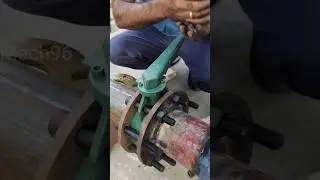 Butterfly Valve Operation 😍Amazing#valve#plumbing#piping #stp#technician #short
