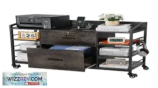 VEVOR 2 Drawers Metal File Cabinet Lateral Filing Cabinet with Lock
