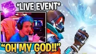 Ninja reacts to cube event *butterfly live event* Fortnite