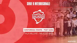 Conferenza Stampa | Svincolati Milazzo vs Basket Academy Catanzaro