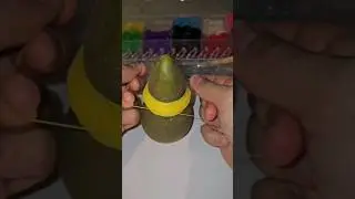 pear vs rubberband experiment #rubberband #explode #pear #scopin #fruit