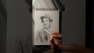 Kishore Kumar Sketch ✏️ | Evergreen Legend of Bollywood 🎶 #Shorts